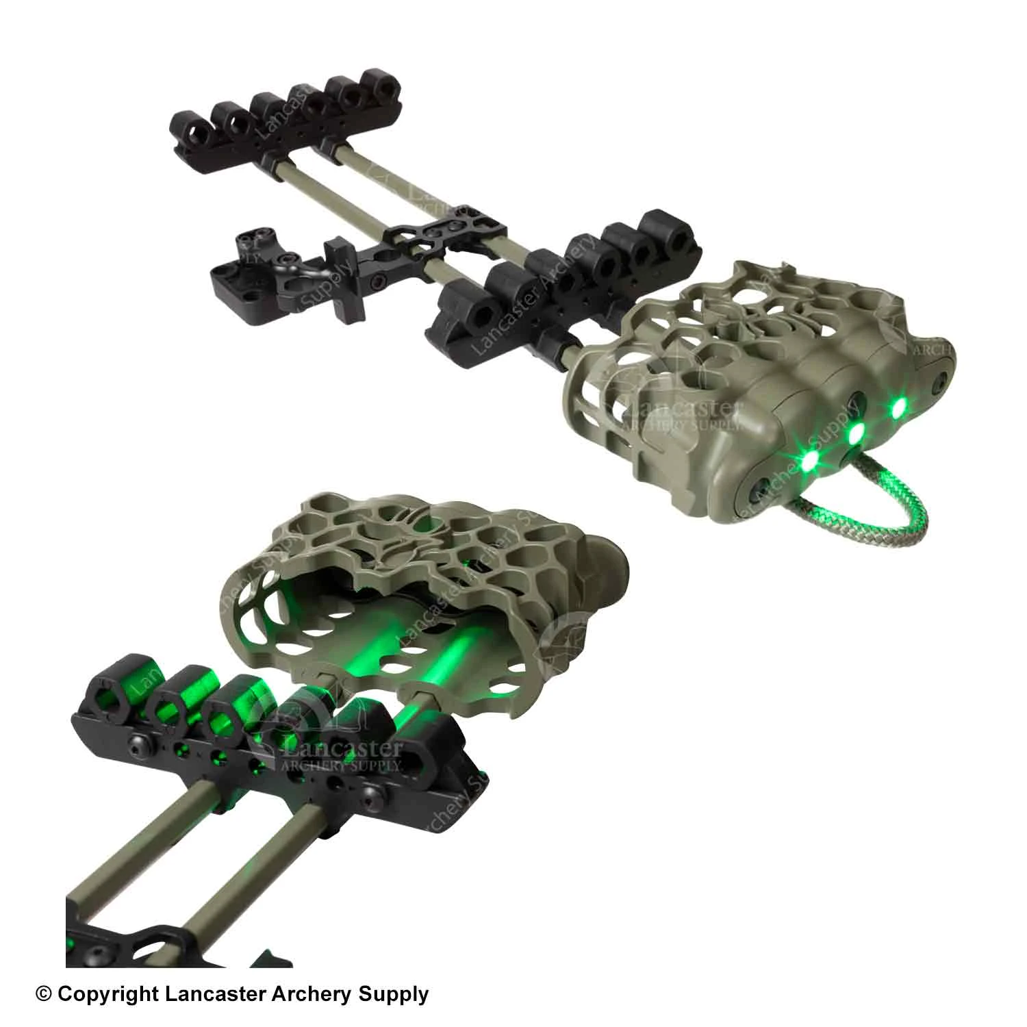 Trophy Ridge Hex Light Quiver (Olive Green) 2 Trophy Ridge Hex Light Quiver (Olive Green) - Image 2