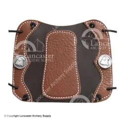 Vista Small Deluxe Traditional Leather Armguard W/ Elastic