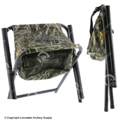 X-Spot Tall Deluxe Browning Shooting Stool With Cooler & Arrow Tubes -Bushnell Shop 6710002 2